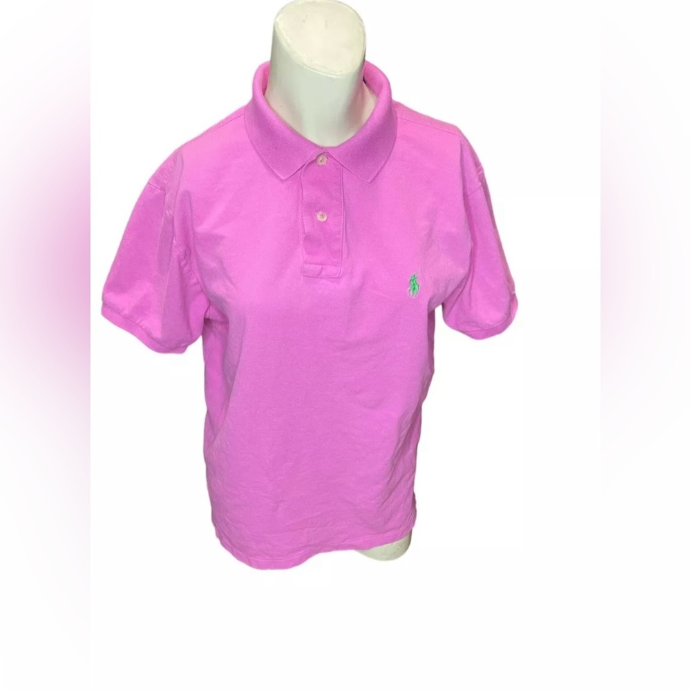 U.S. Polo Assn. Polo Shirt Men's Sz M Pink Short Sleeve Collared Classic